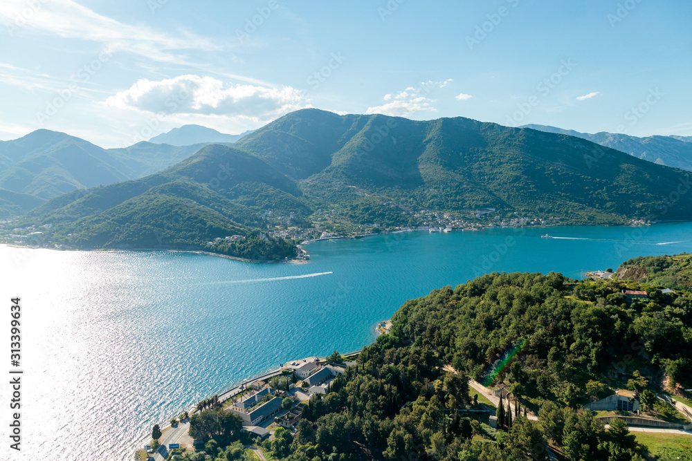 Experience the Stunning Beauty of Bay of Kotor from Above with Awe-Inspiring Helicopter Views