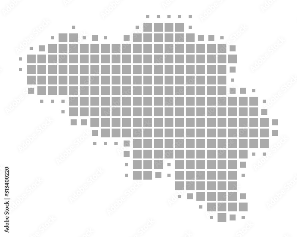 Karte von Belgien Karte von Belgien