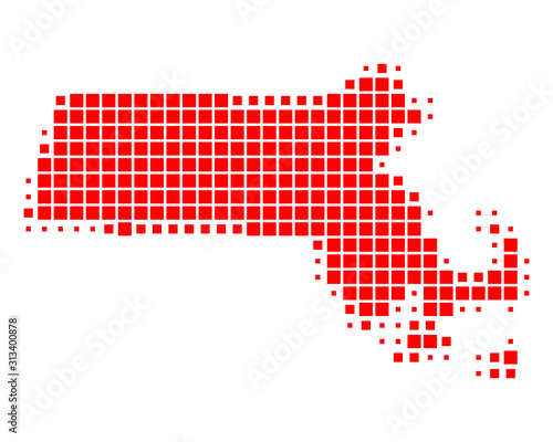 Karte von Massachusetts