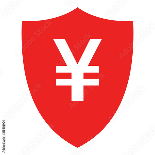 Yen und Schild