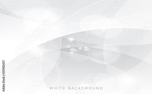 Modern white light silver background vector. Graphic design element.
