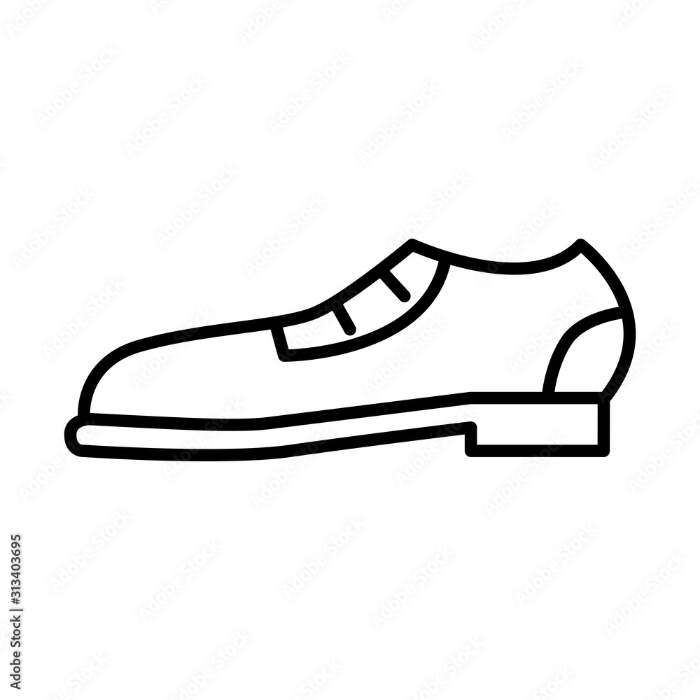 Shoes icon vector simple design Shoes icon vector simple design