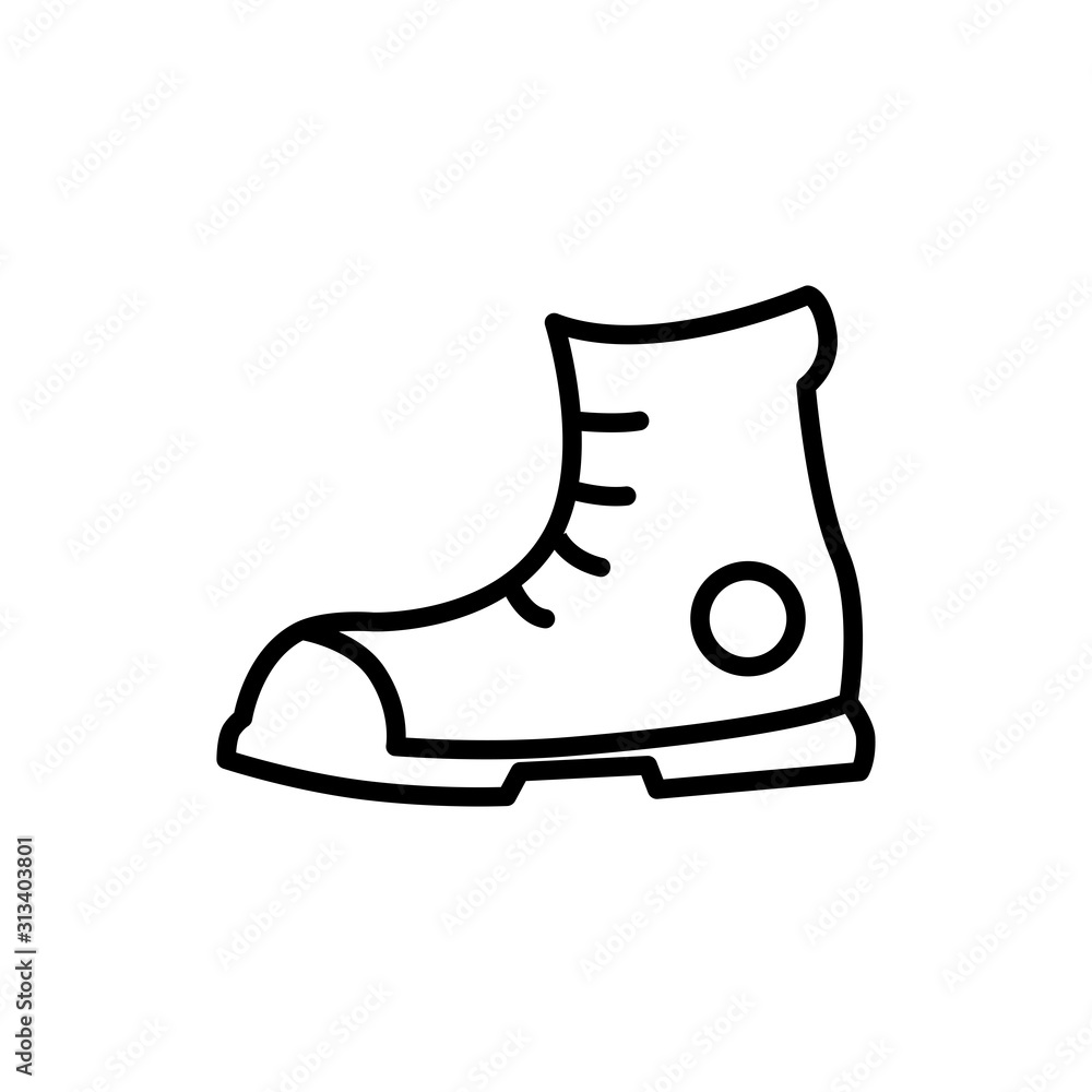 Shoes icon vector simple design Shoes icon vector simple design
