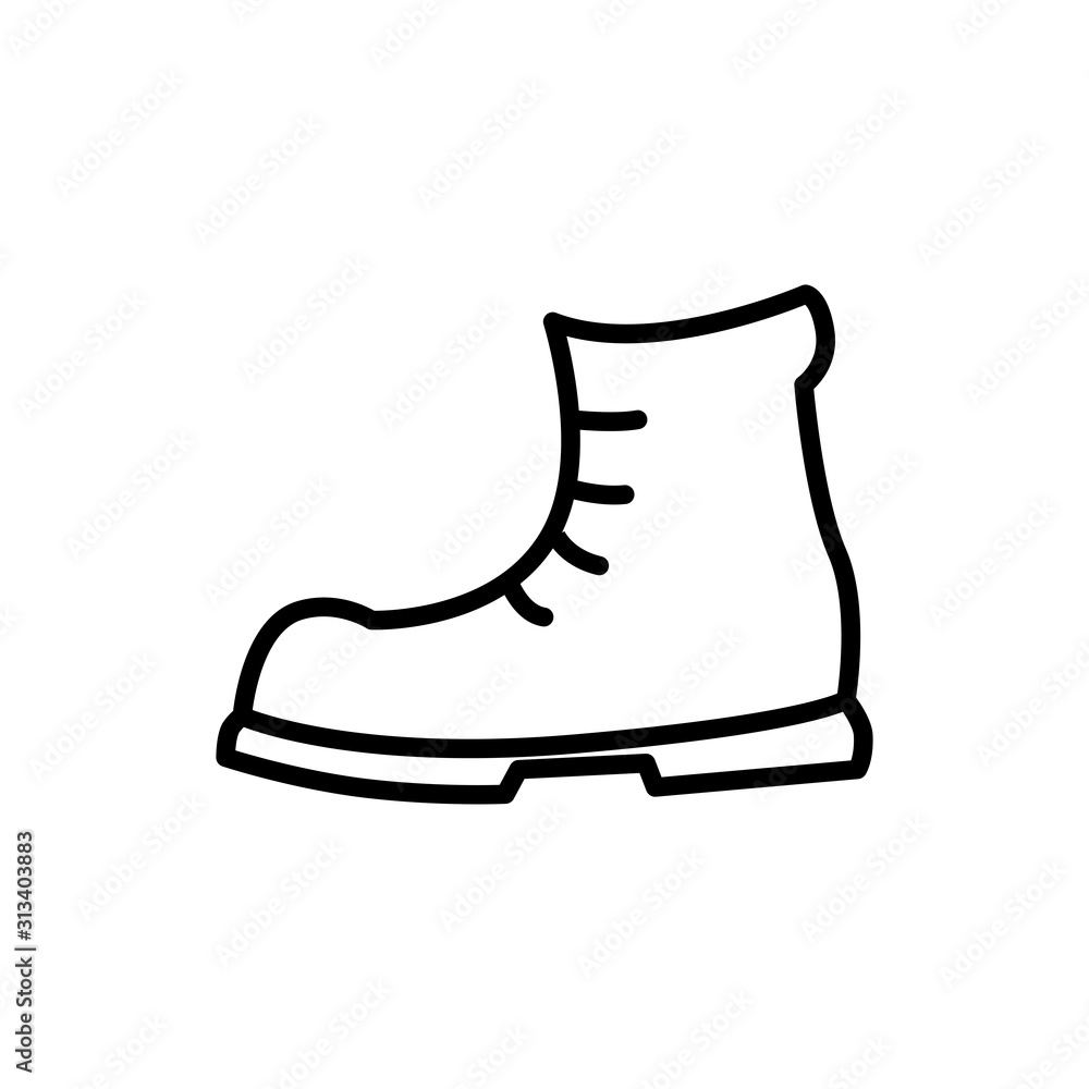 Shoes icon vector simple design Shoes icon vector simple design