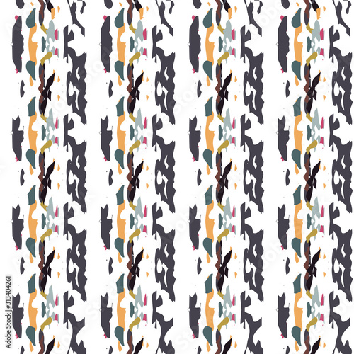 Batik, Hand Drawn. Paint Texture Seamless 