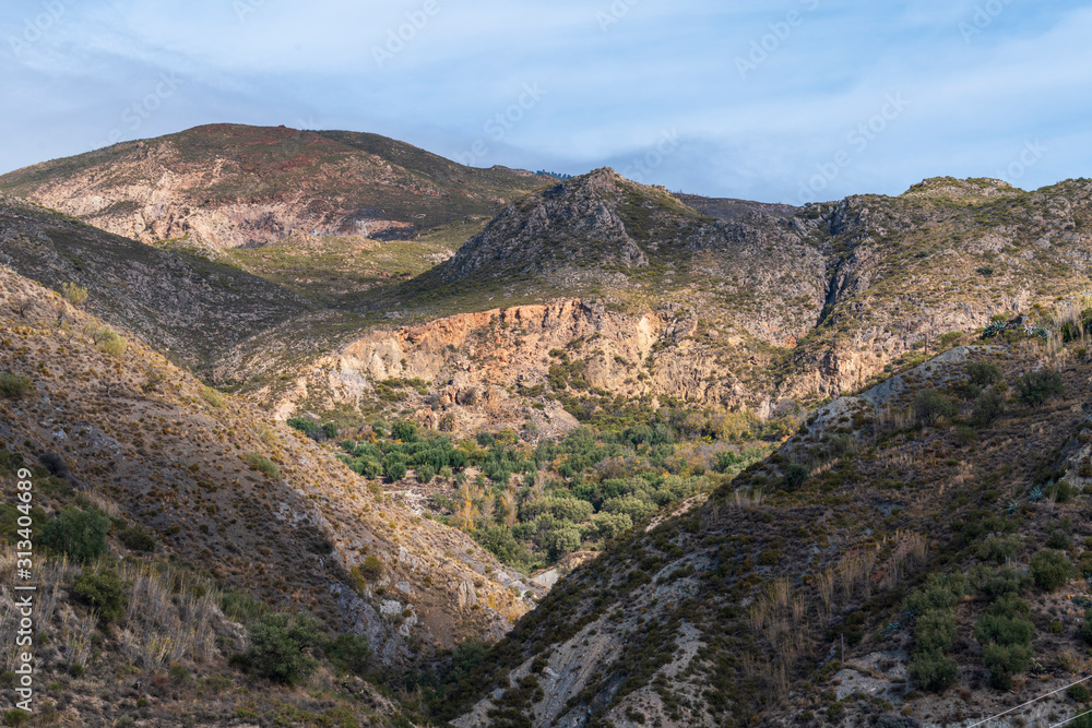 place of Montenegro in the Alpujarra (Spain)