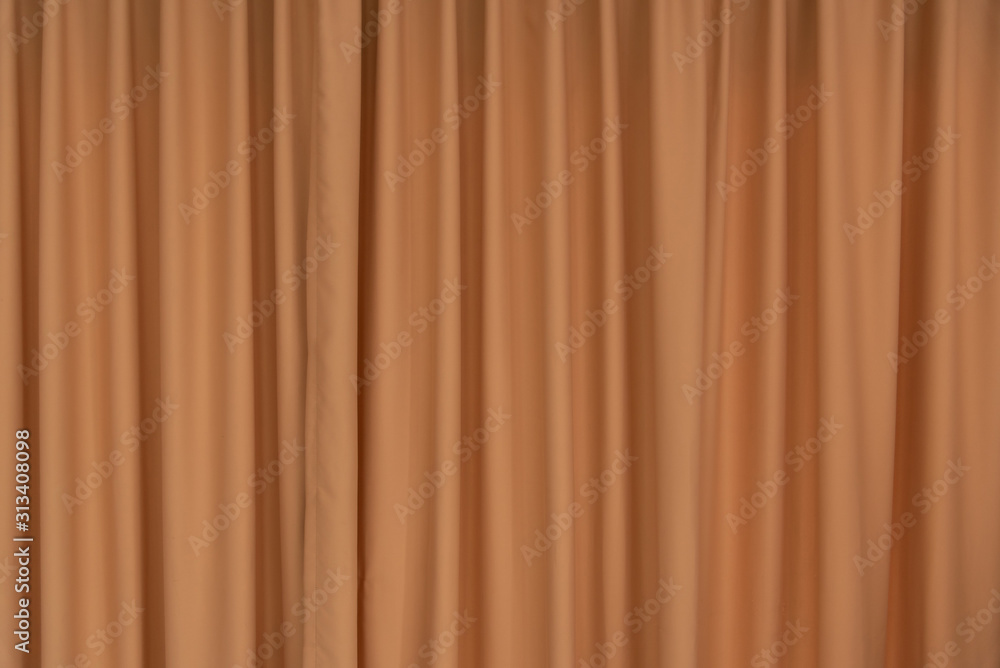 Obraz premium brown curtain interior decoration background