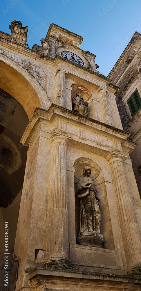 Apulia, Italy - detail of old architecture church
