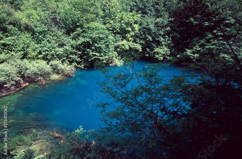 The Slunjcica River source in Croatia