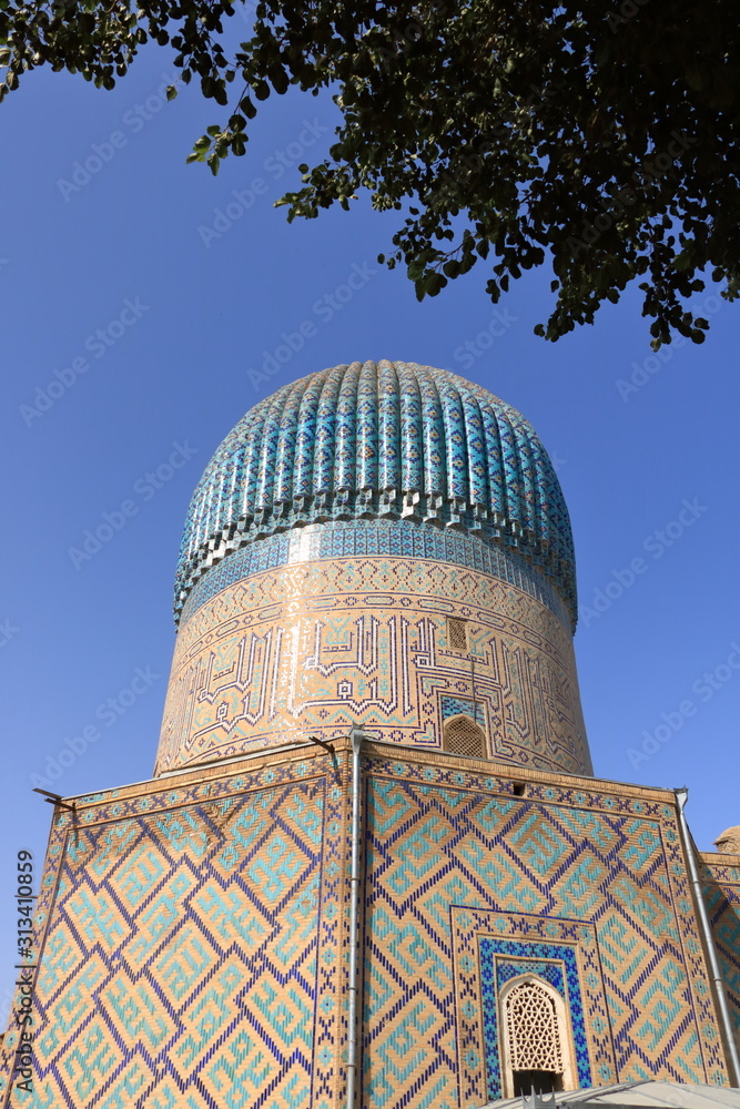 Gur-e Amir Mausoleum in Samarkand, Silk Road