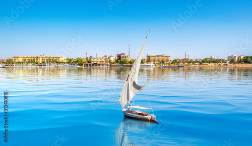 Nile off the coast of Luxor