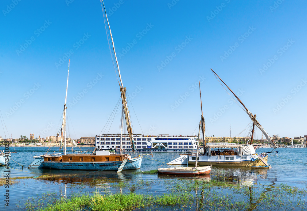Boats in Luxor