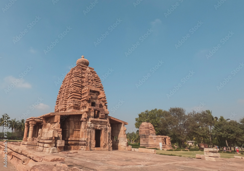 Galagnatha Temple at Pattadakal, Badami, Karntaka, India. A Unesco world heritage site