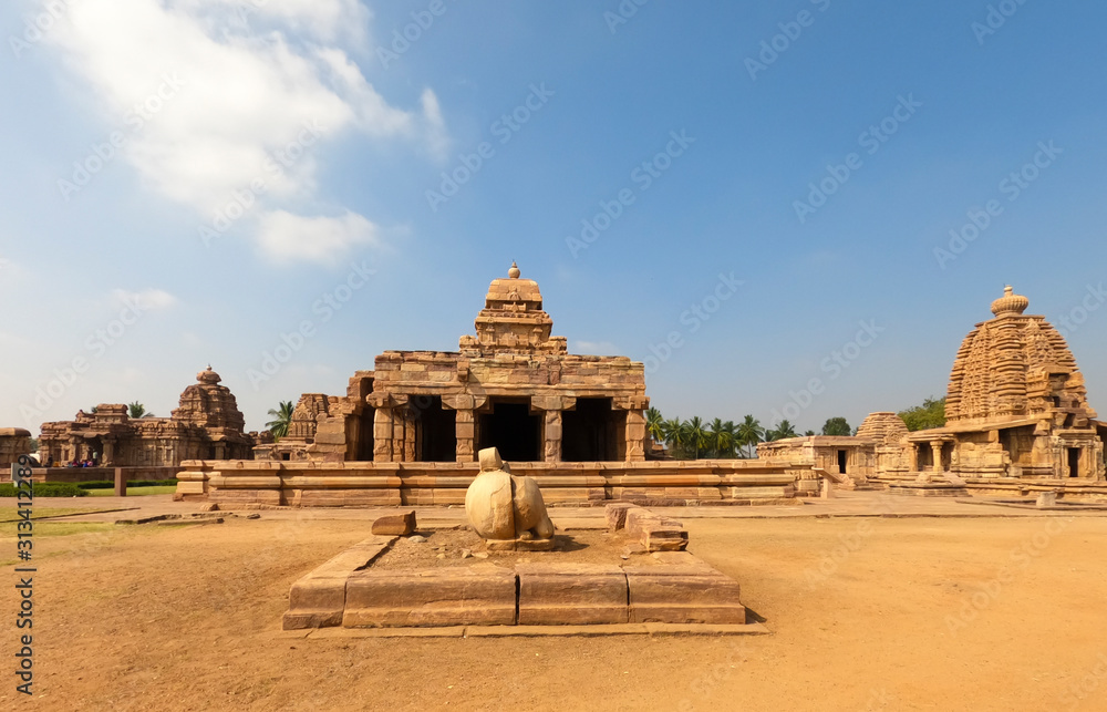 Sangameshwar Temple, Pattadakal, Badami. A famous toursit attraction in Karnataka, India