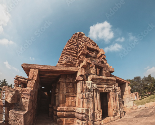 Galagnatha Temple at Pattadakal, Badami, Karntaka, India. A Unesco world heritage site photo