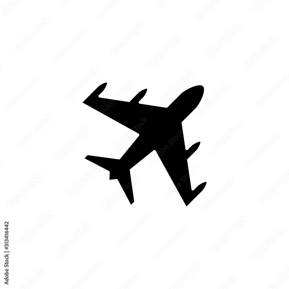 Airplane icon vector design template Airplane icon vector design template