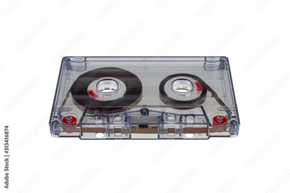 audio cassette isolated on white background audio cassette isolated on white background