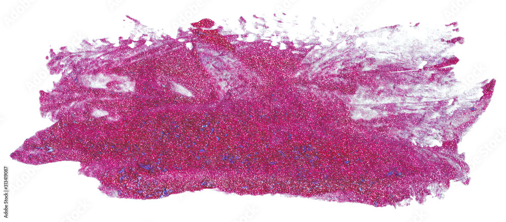 aquarium sparkles purple, stain of paint hair spray, abstract form. on white background isolated template aquarium sparkles purple, stain of paint hair spray, abstract form. on white background isolated template