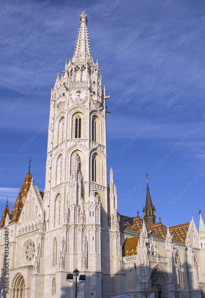 Fototapeta premium The Matthias Church in Budapest Hungary Europe