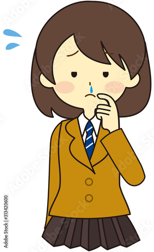 Hay fever girl