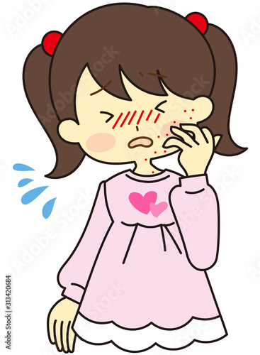 Hay fever girl
