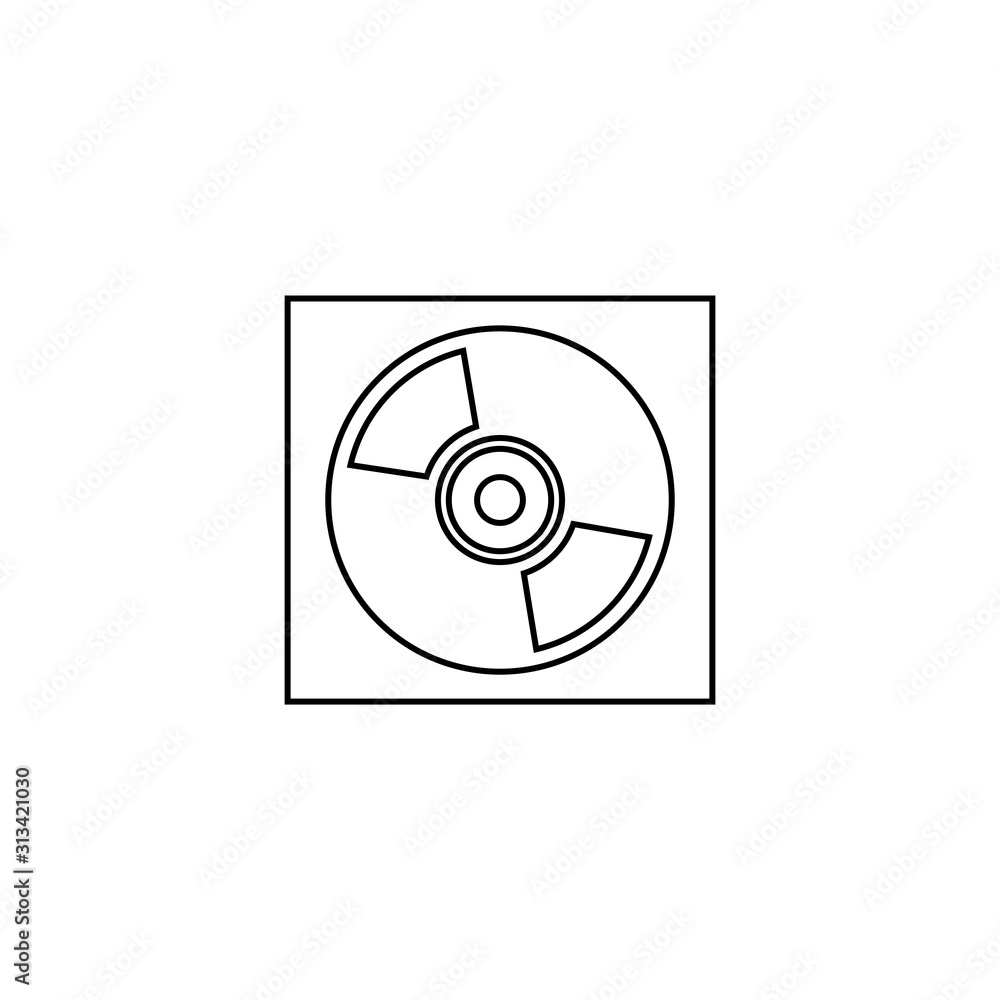 CD Icon. Save button. Logo design element CD Icon. Save button. Logo design element