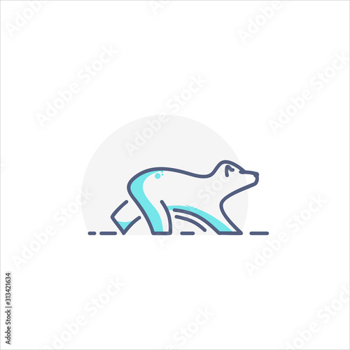 simple bear logo