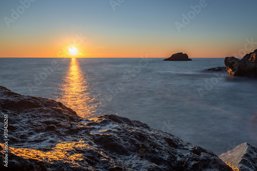 Framura, little village east side of Ligurian coast, Italy photo