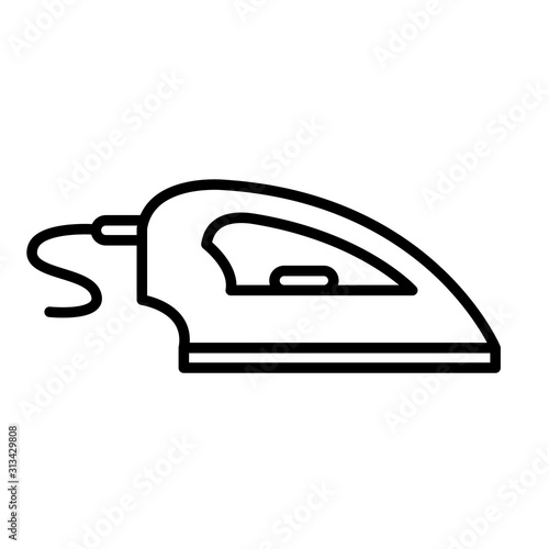 Iron icon vector simple design