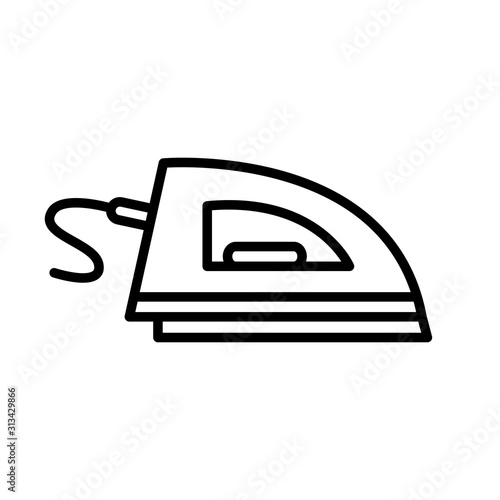 Iron icon vector simple design
