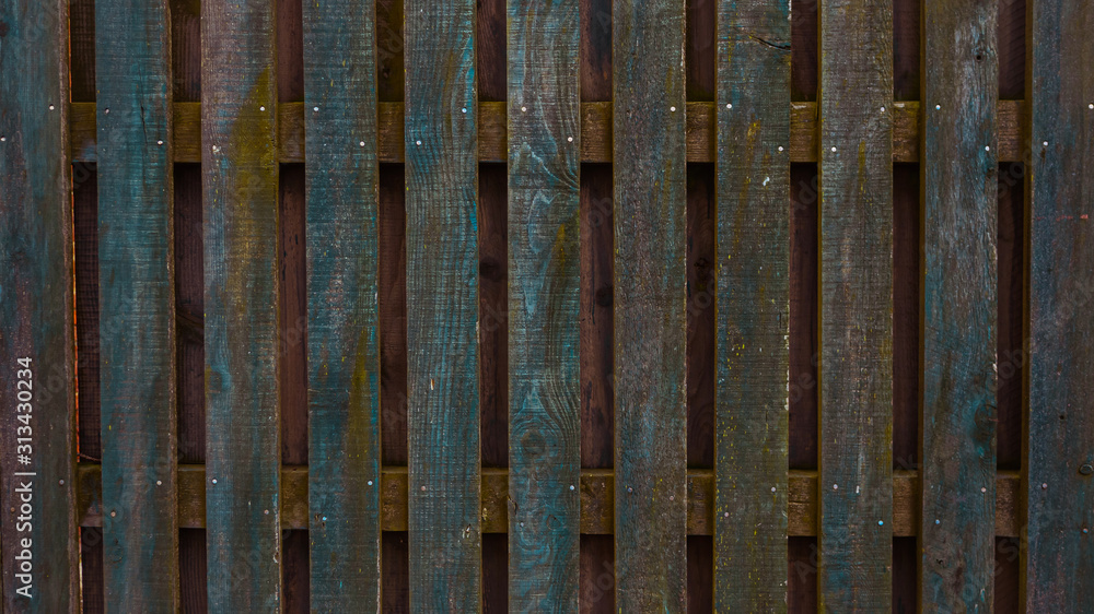 Brown & Blue Toned Wood Panels