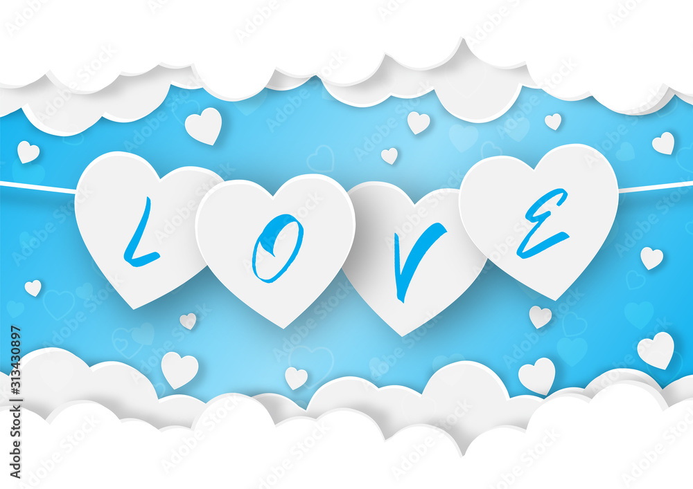 Paper valentine's day festival Paper valentine's day festival