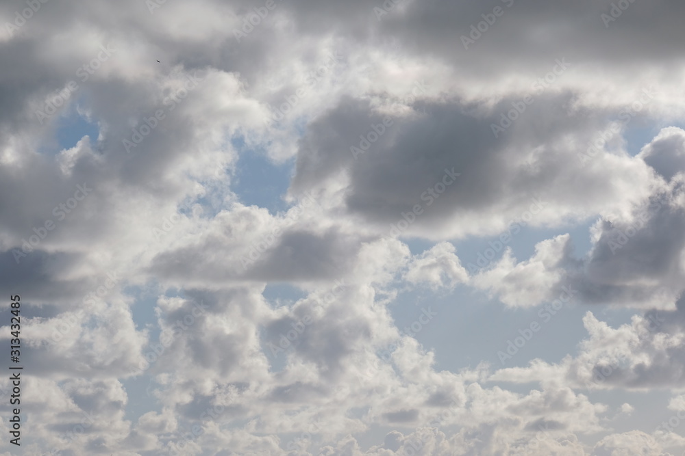 Obraz premium Watch the clouds. They will teach you about the world of form.