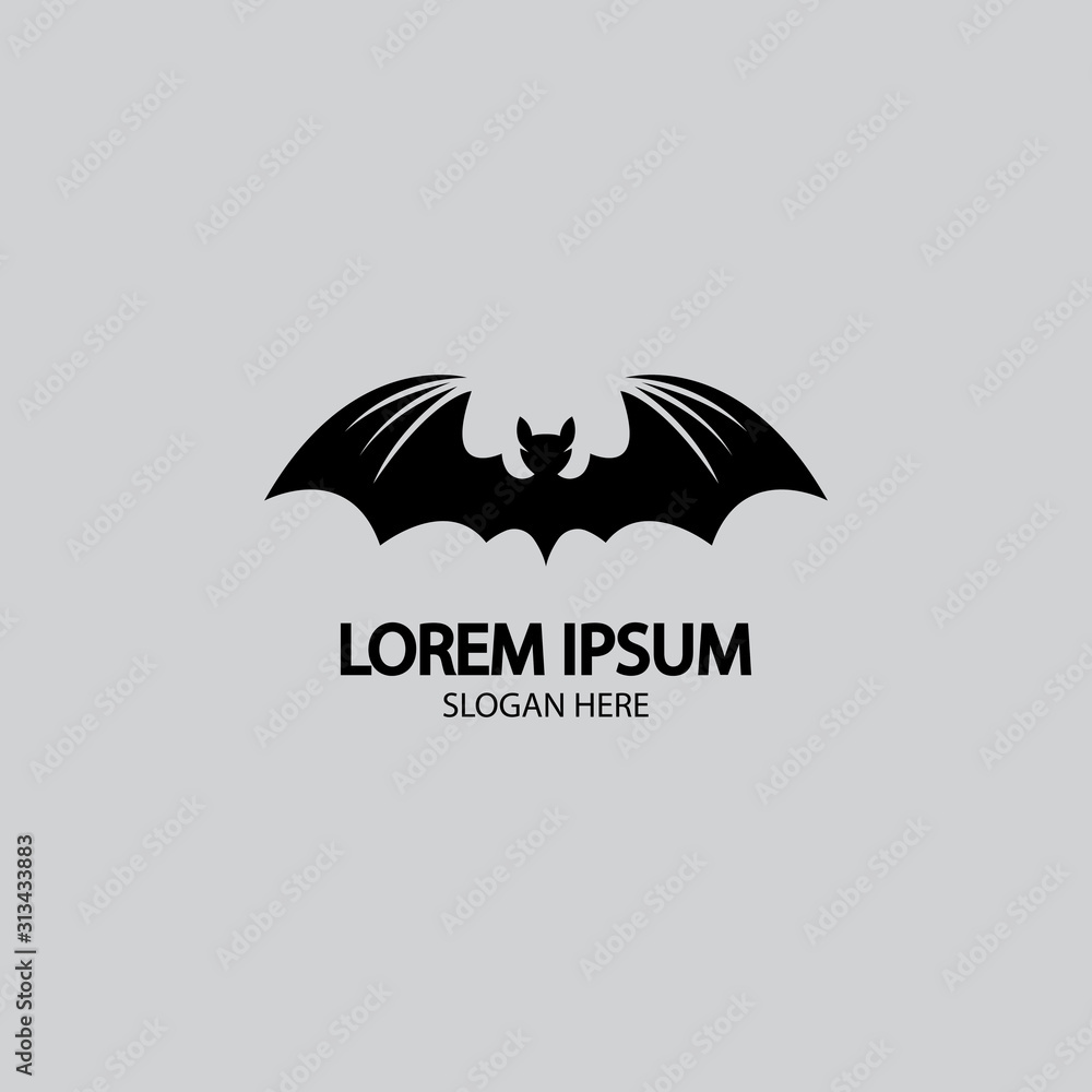 bat vector icon logo template bat vector icon logo template