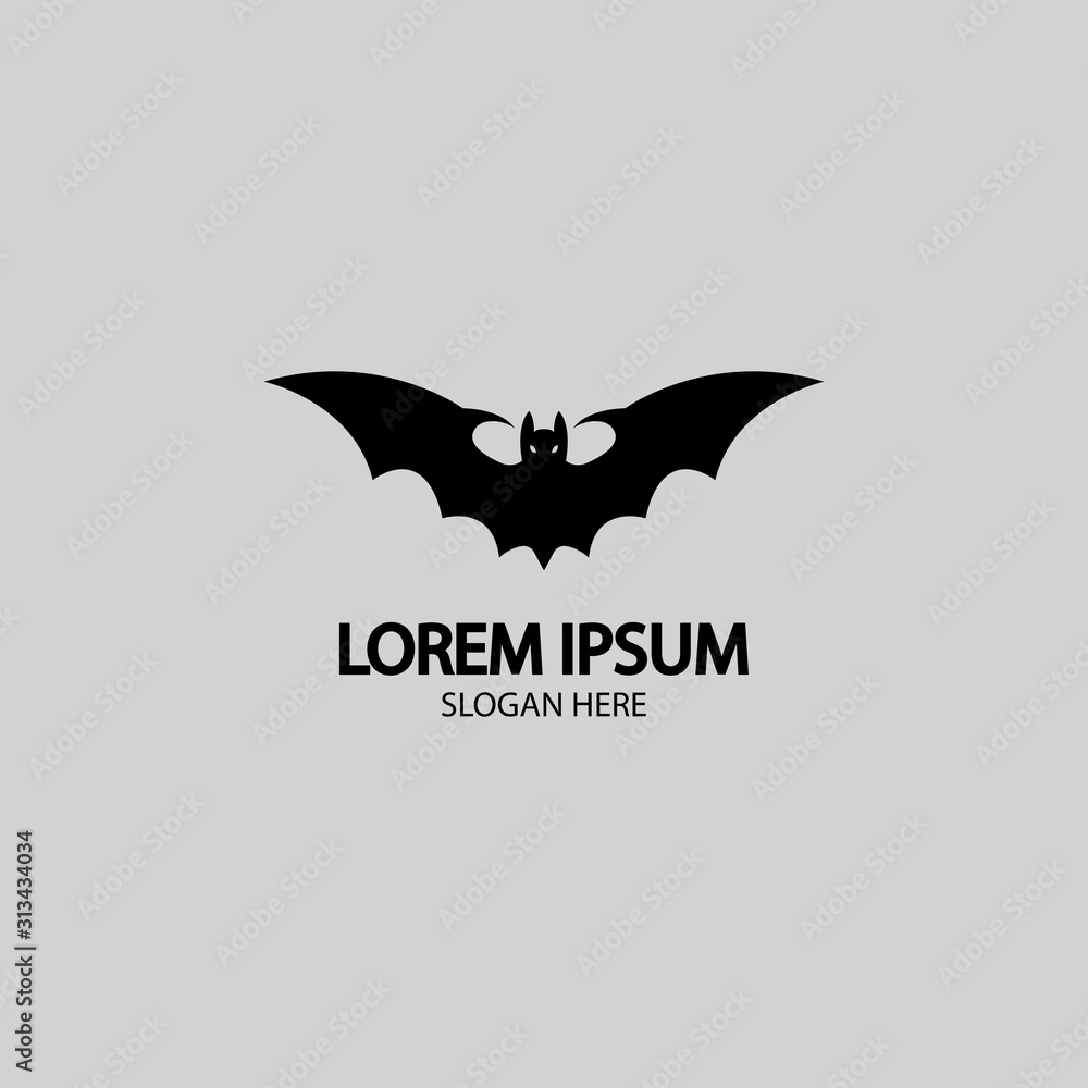 bat vector icon logo template bat vector icon logo template