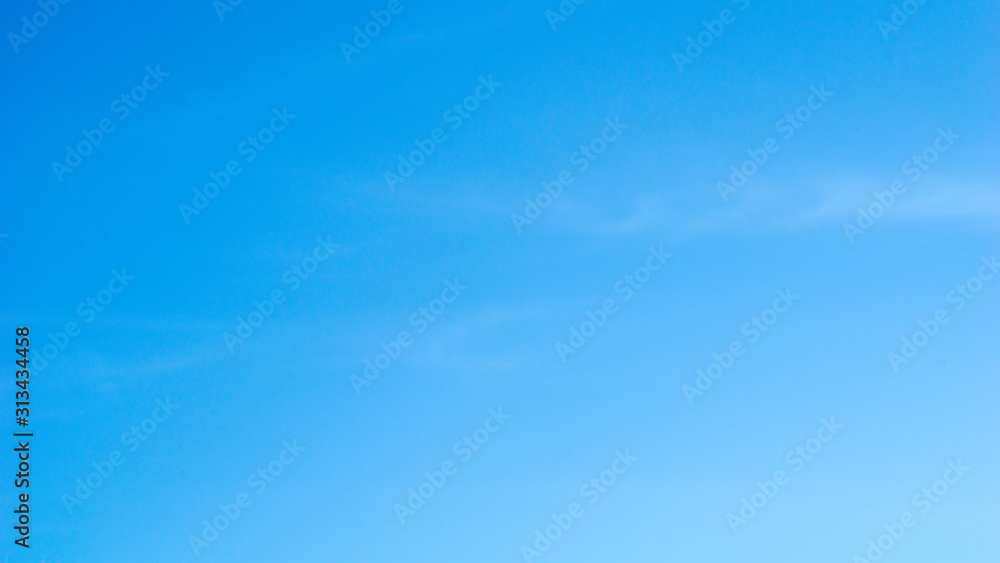Beautiful blue sky with cloud and space for text texture and background