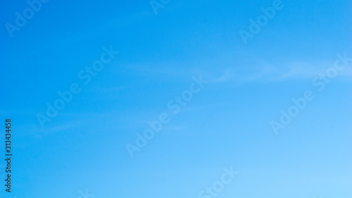 Beautiful blue sky with cloud and space for text texture and background