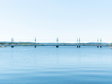 lange Brücke in Göteborg, Bucht Schweden, Insel, Meer