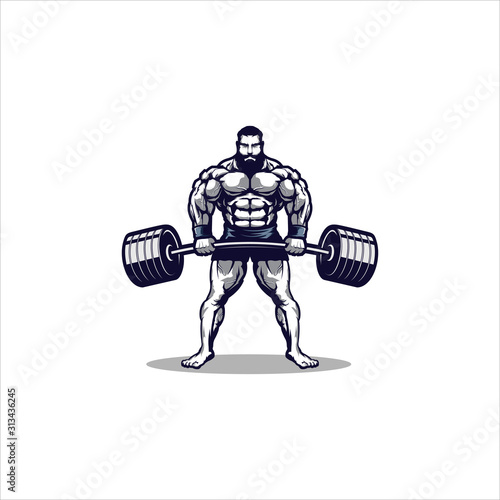 bodybuilding fitness logo