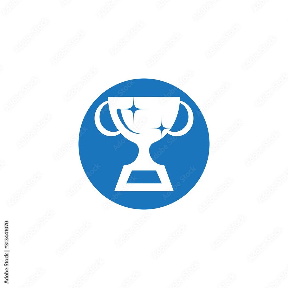 Trophy cup vector icon Trophy cup vector icon