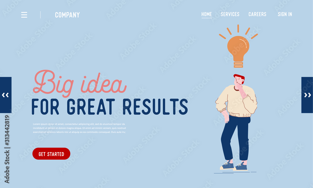 Creativity, Brainstorm and Imagination Website Landing Page. Businessman or Creative Employee Searching Solution, Thinking of Idea Scratching Chin Web Page Banner. Cartoon Flat Vector Illustration Creativity, Brainstorm and Imagination Website Landing Page. Businessman or Creative Employee Searching Solution, Thinking of Idea Scratching Chin Web Page Banner. Cartoon Flat Vector Illustration
