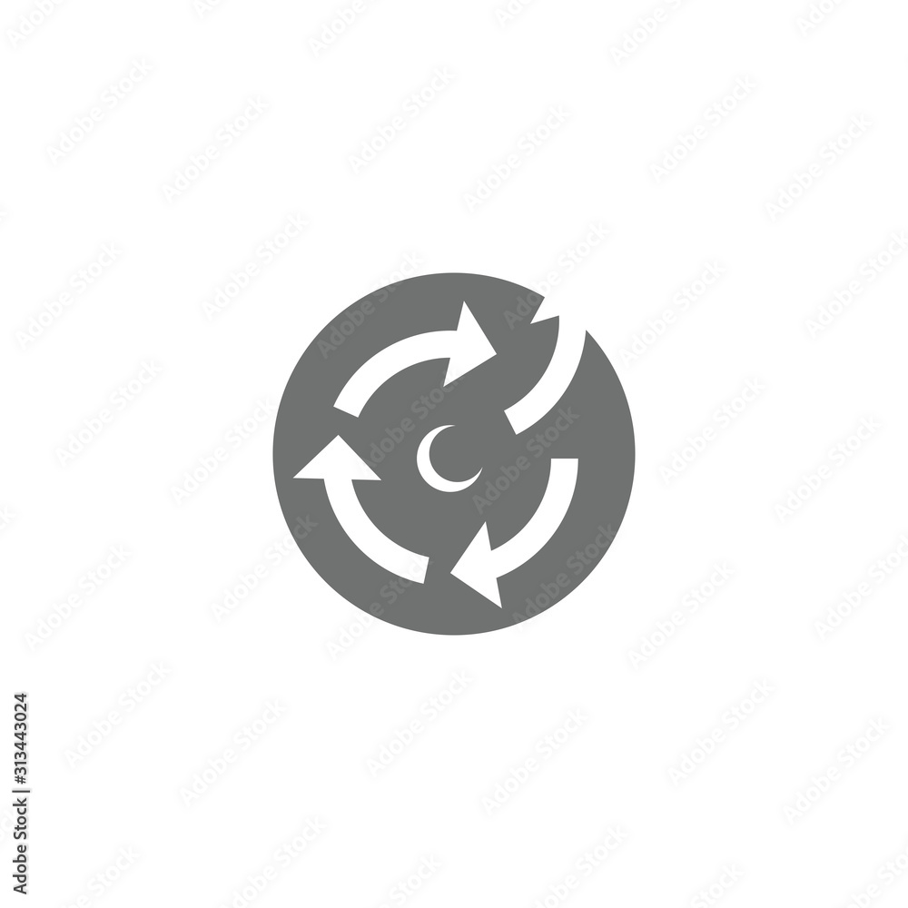Arrow vector illustration icon Arrow vector illustration icon