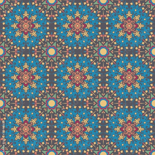 seamless pattern of ethnic pattern