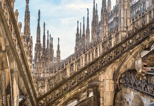 Bild auf Leinwand Milan Cathedral or Duomo di Milano, Italy