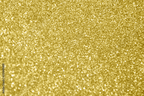 Abstract gold glitter sparkle bokeh light background