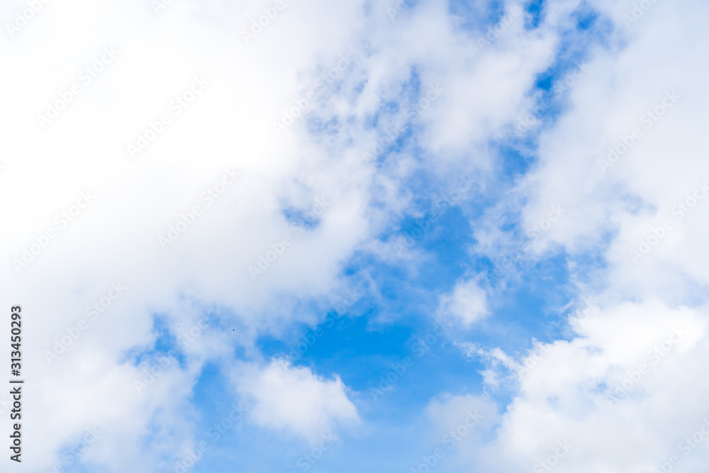 Fototapeta premium Tiny cloudy sky, use for background.