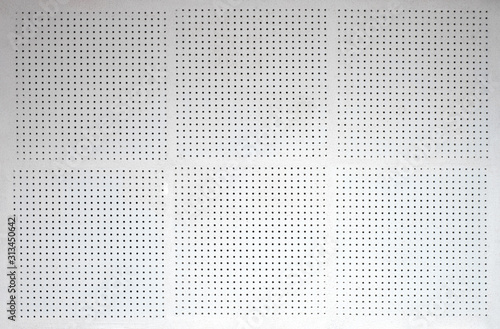 Type of acoustic wall, tiles, in the office, movie theater texture for background and wallpaper pattern.