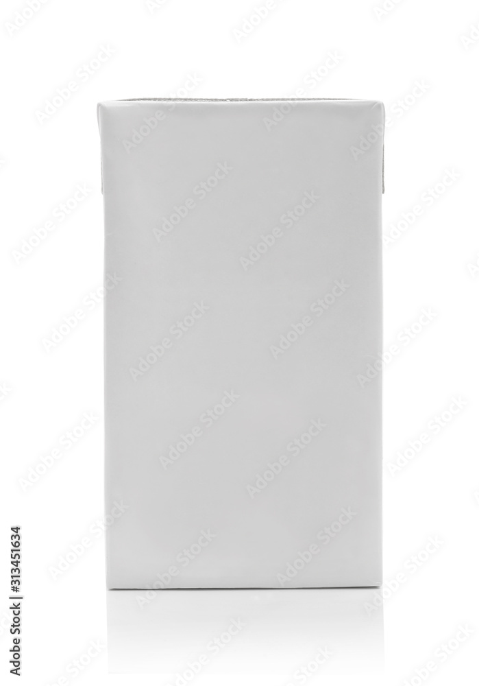 Carton drink box isolated on white Carton drink box isolated on white
