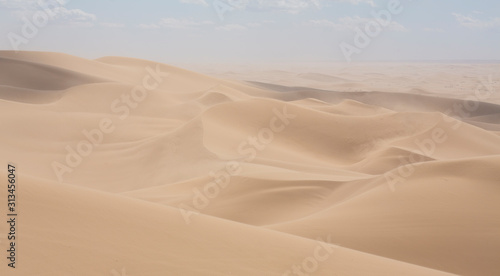 Fototapeta Naklejka Na Ścianę i Meble -  sand dune field at the Imperial Sand Dunes Recreation Area