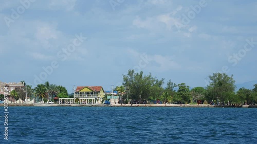 View over Cienfuegos Bay towards La Punta, Cienfuegos, Cienfuegos Province, Cuba photo